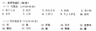 2005年成人高考高起点日语试题及答案(图2)